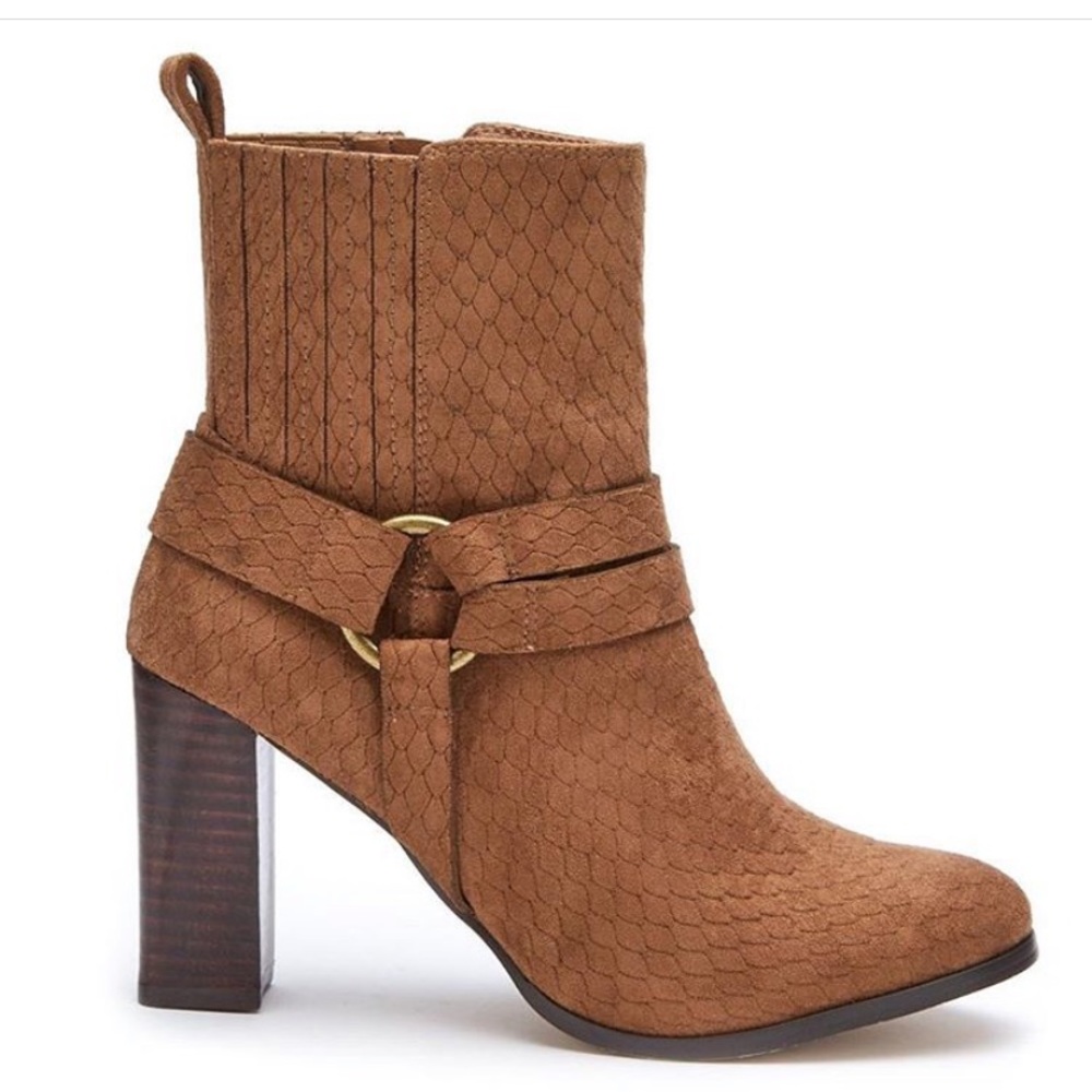Coconuts tan bootie